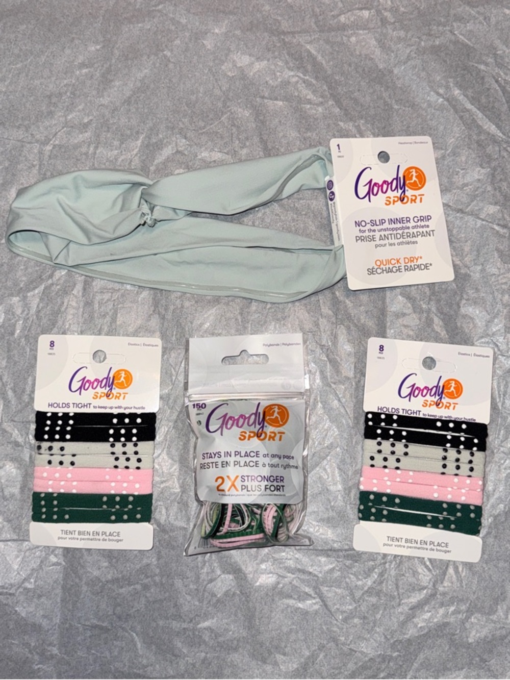 Goody Sport Hair Accessories Set - 4 Packs